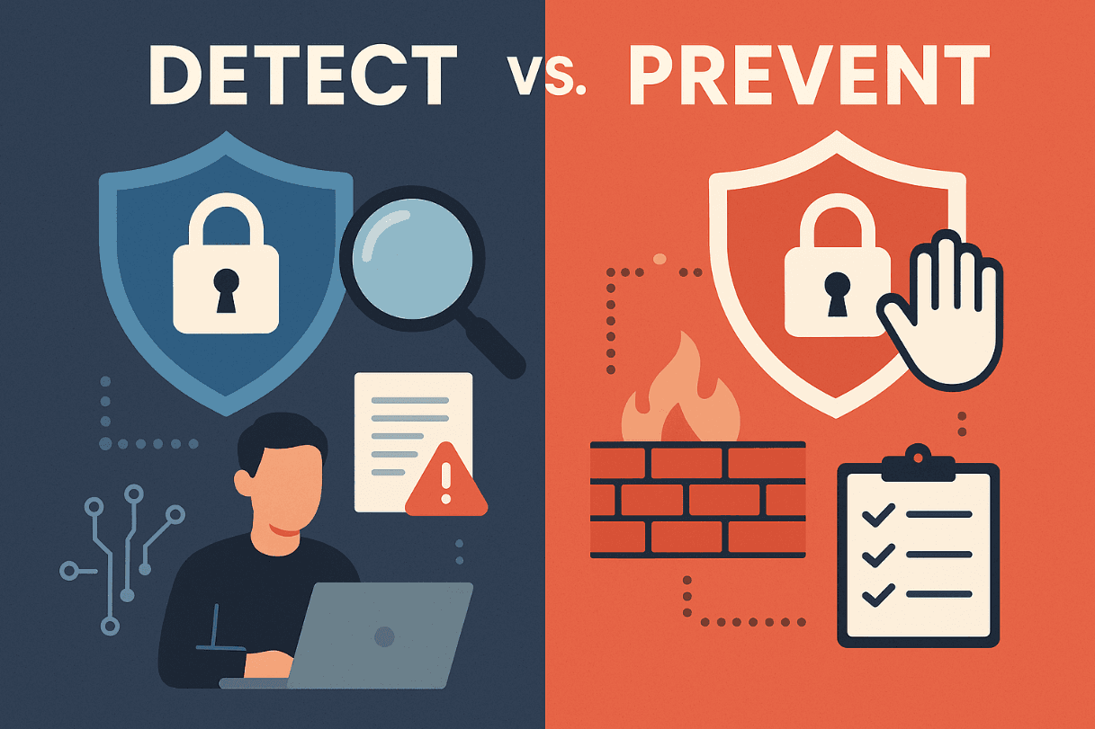 Detect vs. Prevent: When and For What?